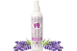 TotLogic For Kids And Toddler Detangler Hair Spray and Leave In Conditioner - Naturally Scented with Essential Oils - Lavender, 8 oz