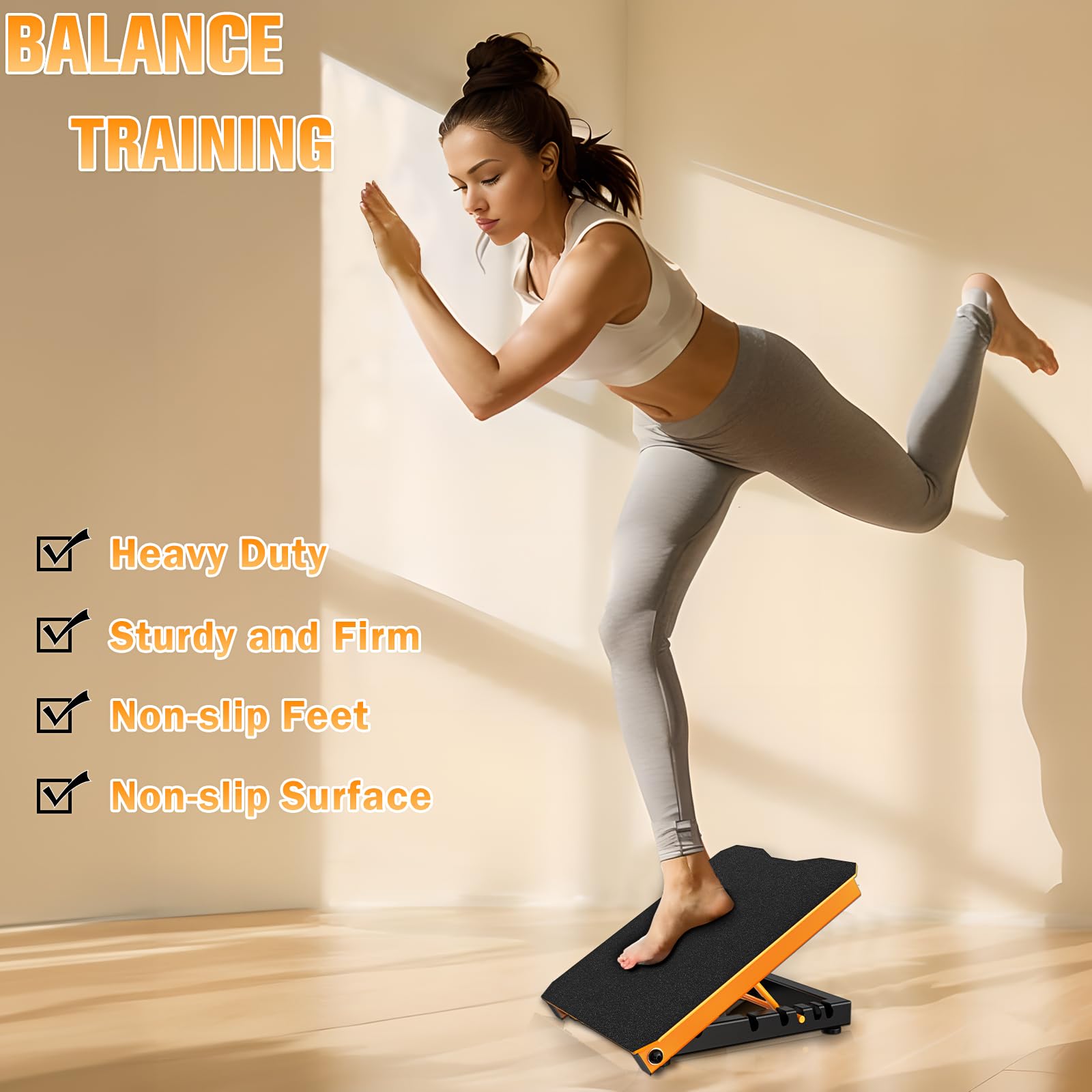 Mua Metal Slant Board Calf Stretcher for Relieving Plantar Fasciitis ...