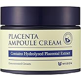 MIZON Placenta Ampoule Cream with Lavander Oil Niacinamide Adenosine Free of Parabens Korean Skincare (1.69 fl oz)