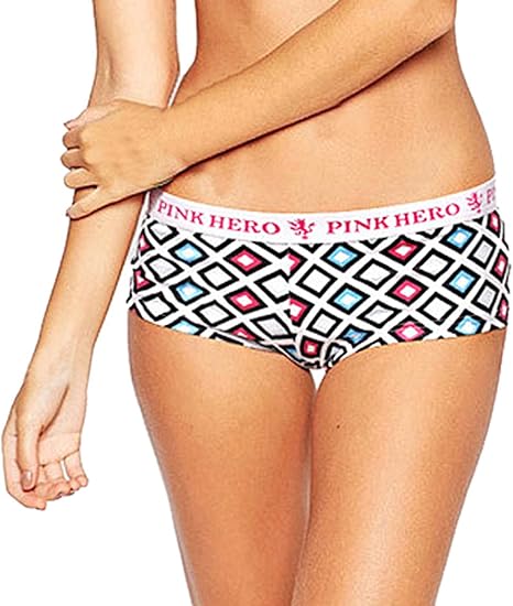 Amazon Co Jp ラボーグ La Vogue 女性下着 ショーツ レディース ボクサーパンツ パンティー 綿製 肌着 インナー アンダーウェア 快適フィット ランジェリー 菱形柄 Xl 服 ファッション小物