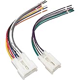 RED WOLF Compatible with Toyota 4Runner Camry Corolla Prius RAV4 1987-2019 Non-JBL Aftermarket Radio Install Wiring Harness C
