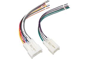 RED WOLF Compatible with Toyota 4Runner Camry Corolla Prius RAV4 1987-2019 Non-JBL Aftermarket Radio Install Wiring Harness C
