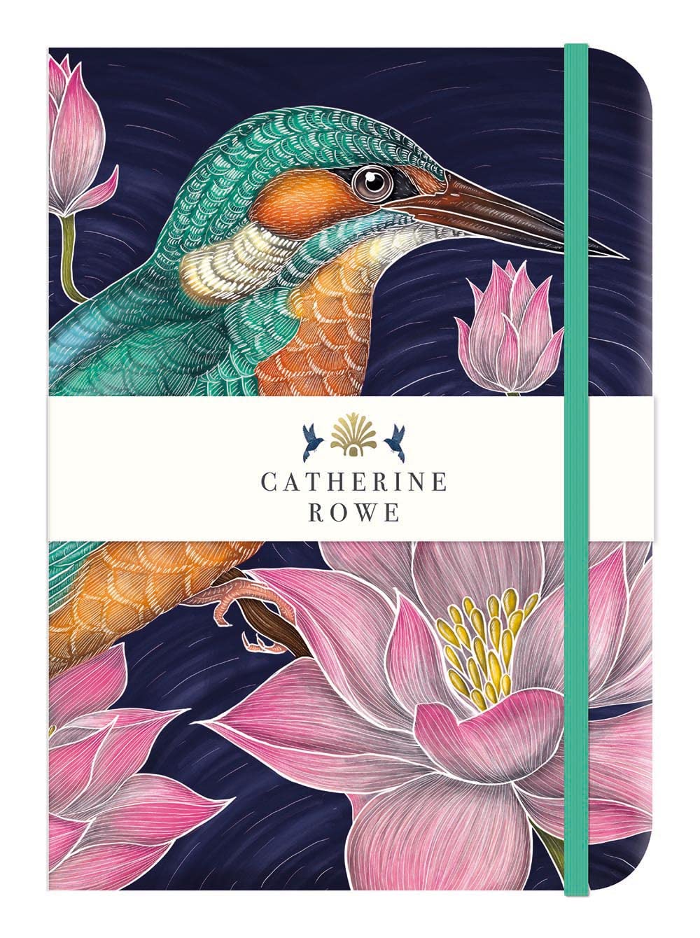 Museums & Galleries Kingfisher by Catherine Rowe Lined Journal