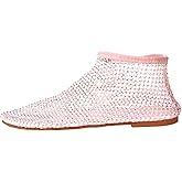 Oartway Ultra Comfortable Shiny Gem Mesh Flats, Ballet Flats for Women Sandals Women Dressy Summer Flat Shoes Slip On Sandals