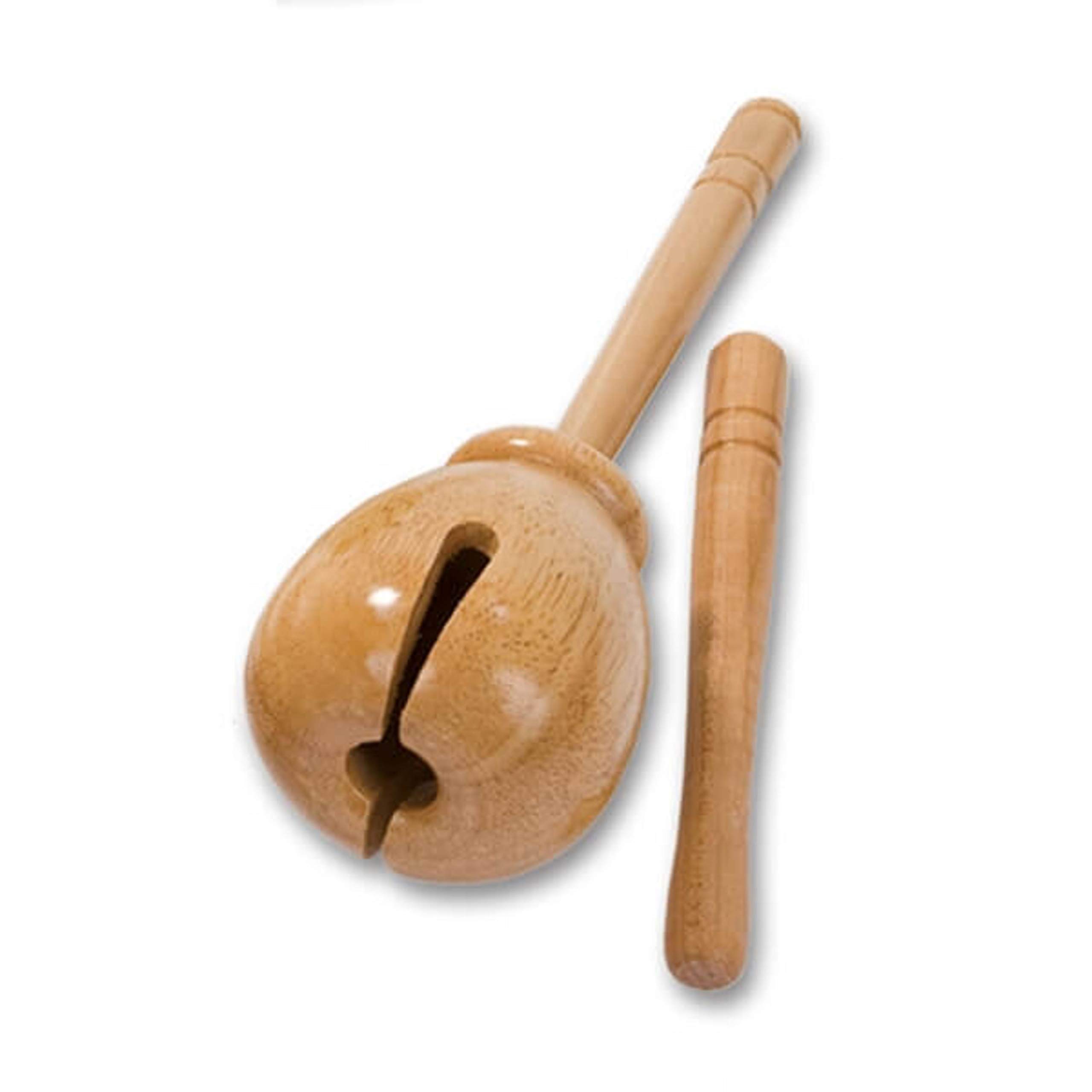 Percussion Plus PP256 Tulip Block with Beater, Brown