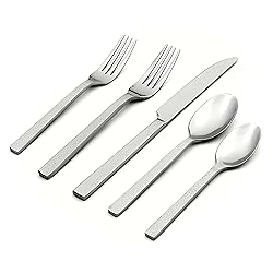 Oneida Chefs Table Hammered 45 Piece Everyday