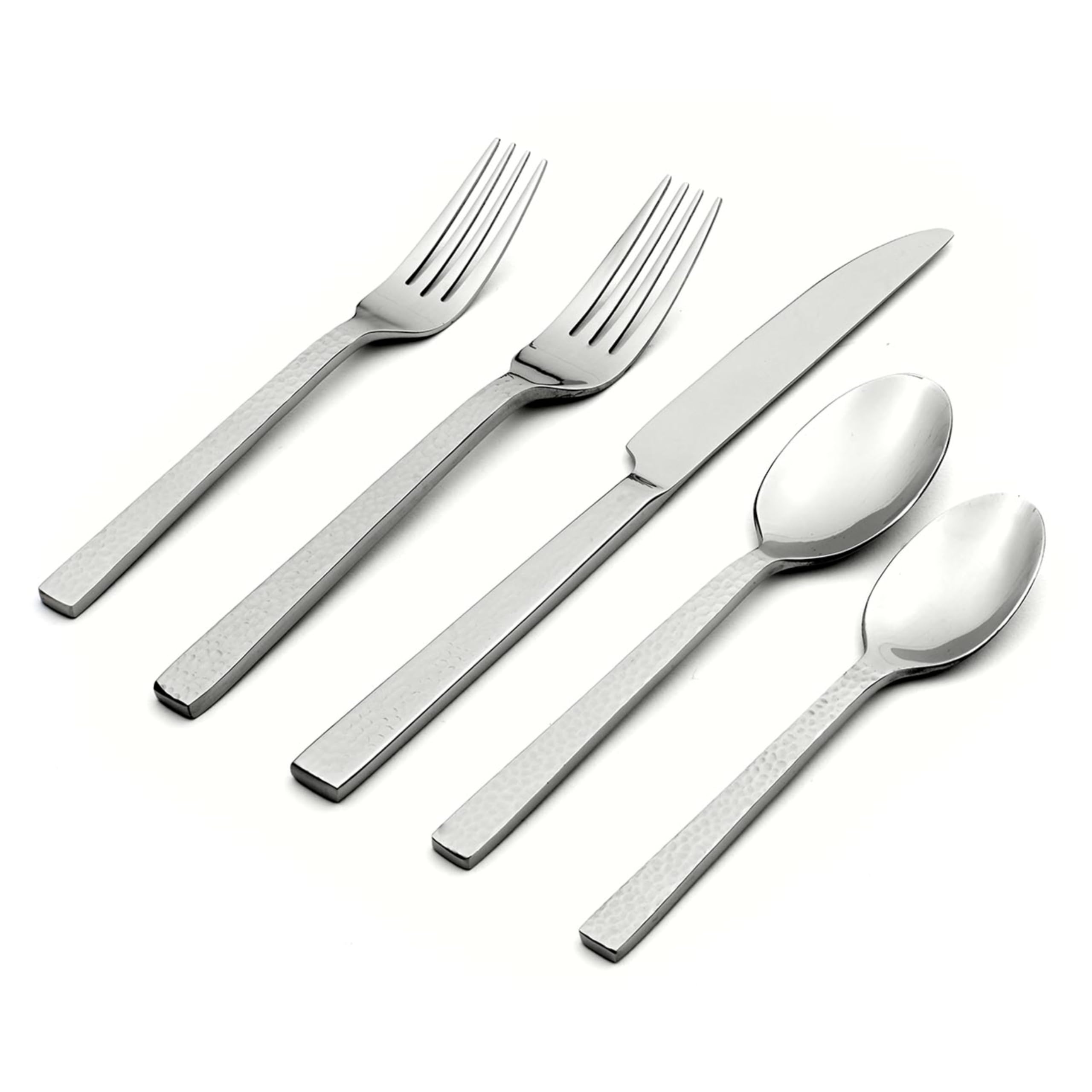 Oneida Chefs Table Hammered 45 Piece Everyday
