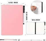 AGM A5 Mini Whiteboard Pink Double Sided Portable Dry Erase Board with Pen view 3