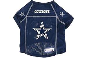 Littlearth NFL Dallas Cowboys Basic Pet Jersey,X-Small