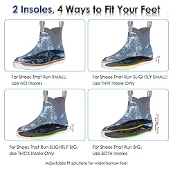 Kalkal Men's Deck Boots, Waterproof Fishing Rain