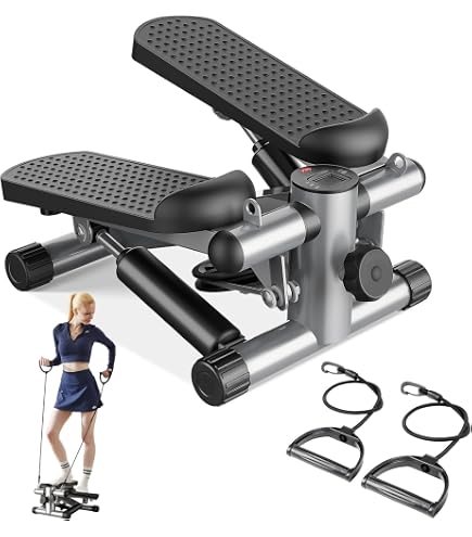 Mini Stepper Pliable Sous Bureau – Antidérapant, Pédale Ergonomique, Résistance 100N, Silencieux