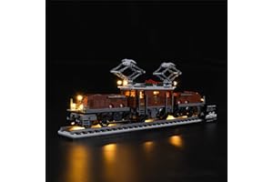 LIGHTAILING Light Set for (Creator Expert Crocodile Locomotive) Building Blocks Model - Led Light kit Compatible with Lego 10277(NOT Included The Model)