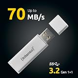 Intenso 32 GB Ultra Line USB 3.0 Flash Drive - Silver view 4