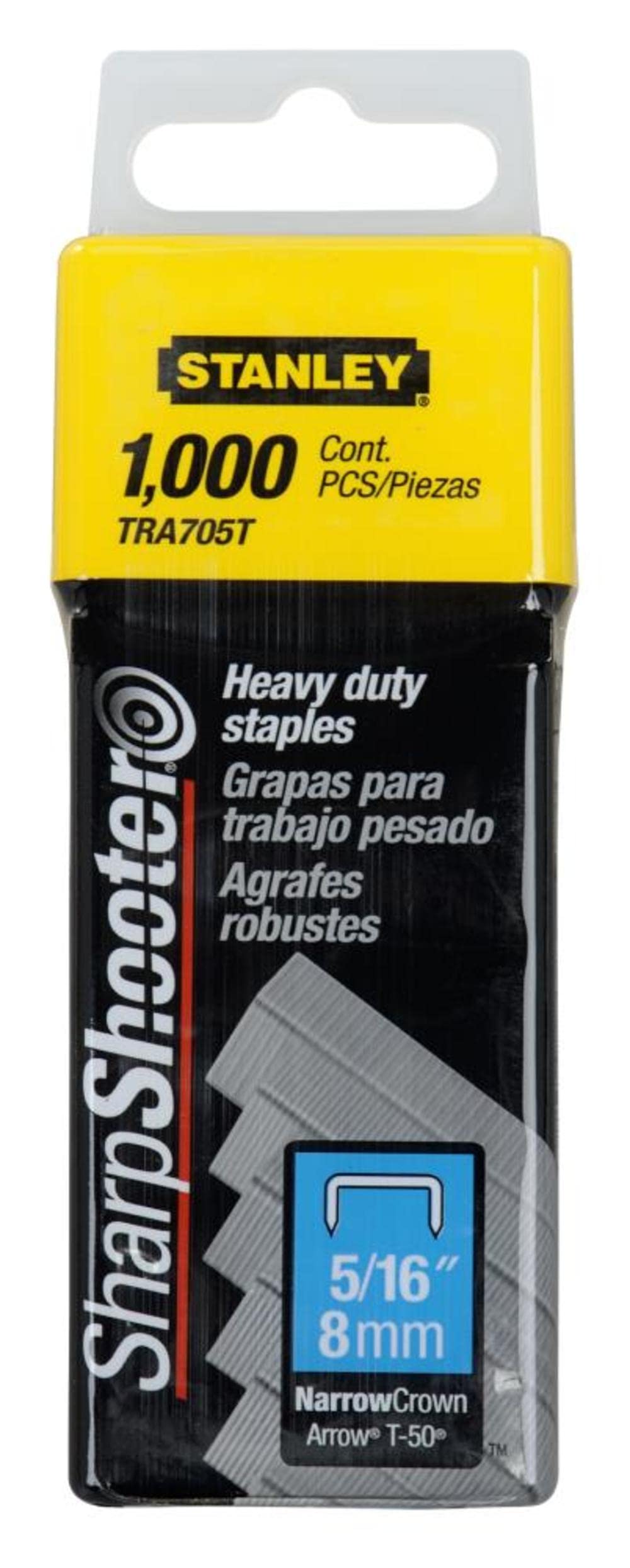 Stanley Tra705T 5/16 Inch Heavy Duty Staples, Pack of 1000(Pack of 1000)