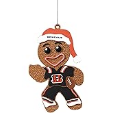 FOCO Cincinnati Bengals NFL Gingerbread Man Holiday Ornament