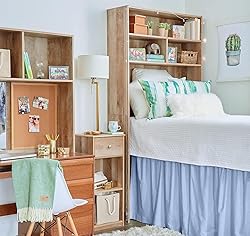 Mattress-Homes Ruffled Dorm Bed Skirt, Twin