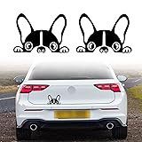 TOMALL 2pcs 5.5'' Boston Terrier Peeking Dog