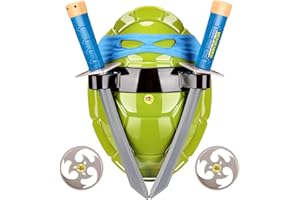 Suphan Turtle Shell for Kids Cosplay Costume with Toys Set, Role-Playing Turtle Shell Costume, Kids Halloween Costume for Boys and Girls, 6set