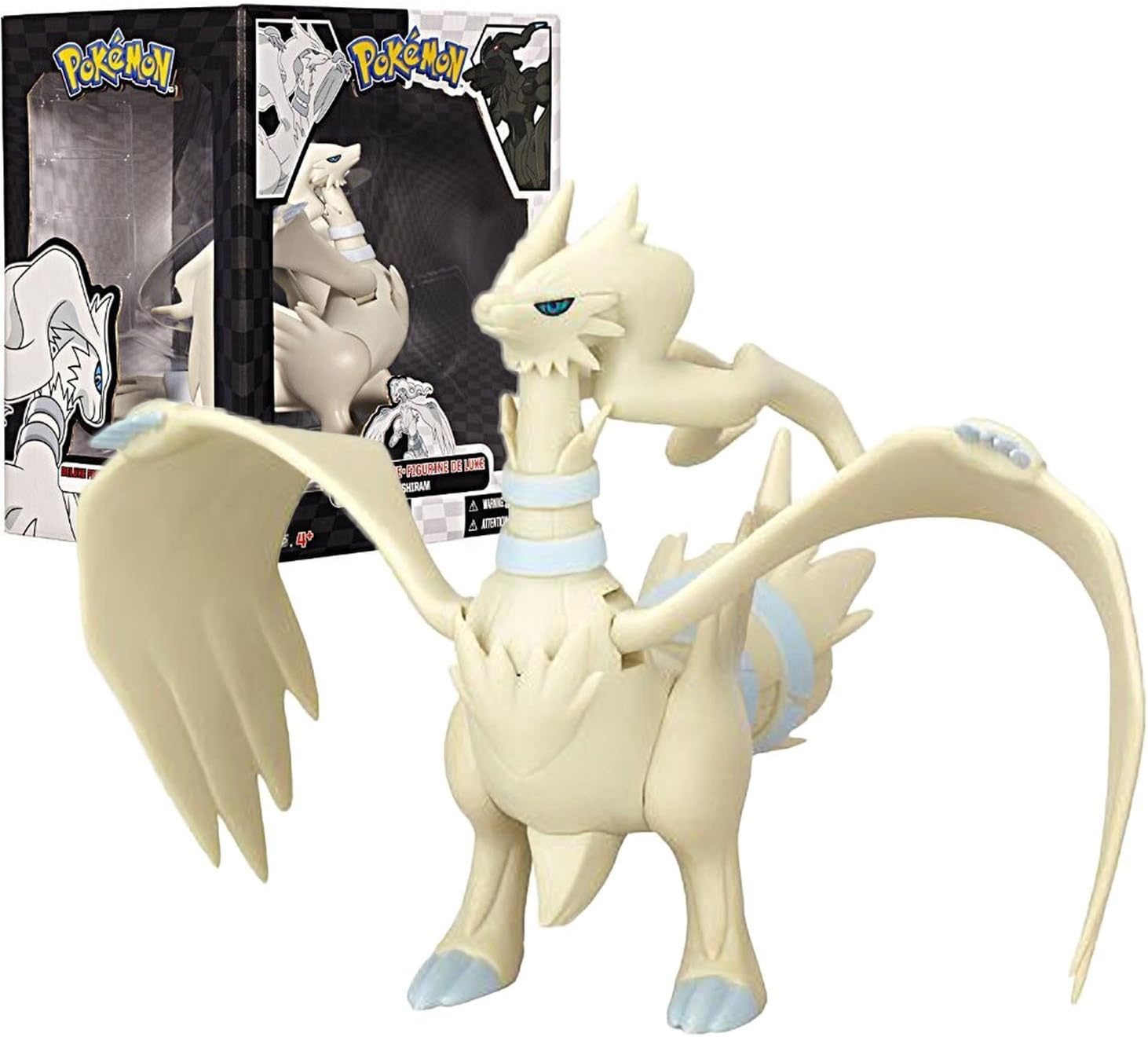 Pokemon Deluxe Large Figure B&W Series 1 6" Reshiram (All White), Figures Amazon Canada