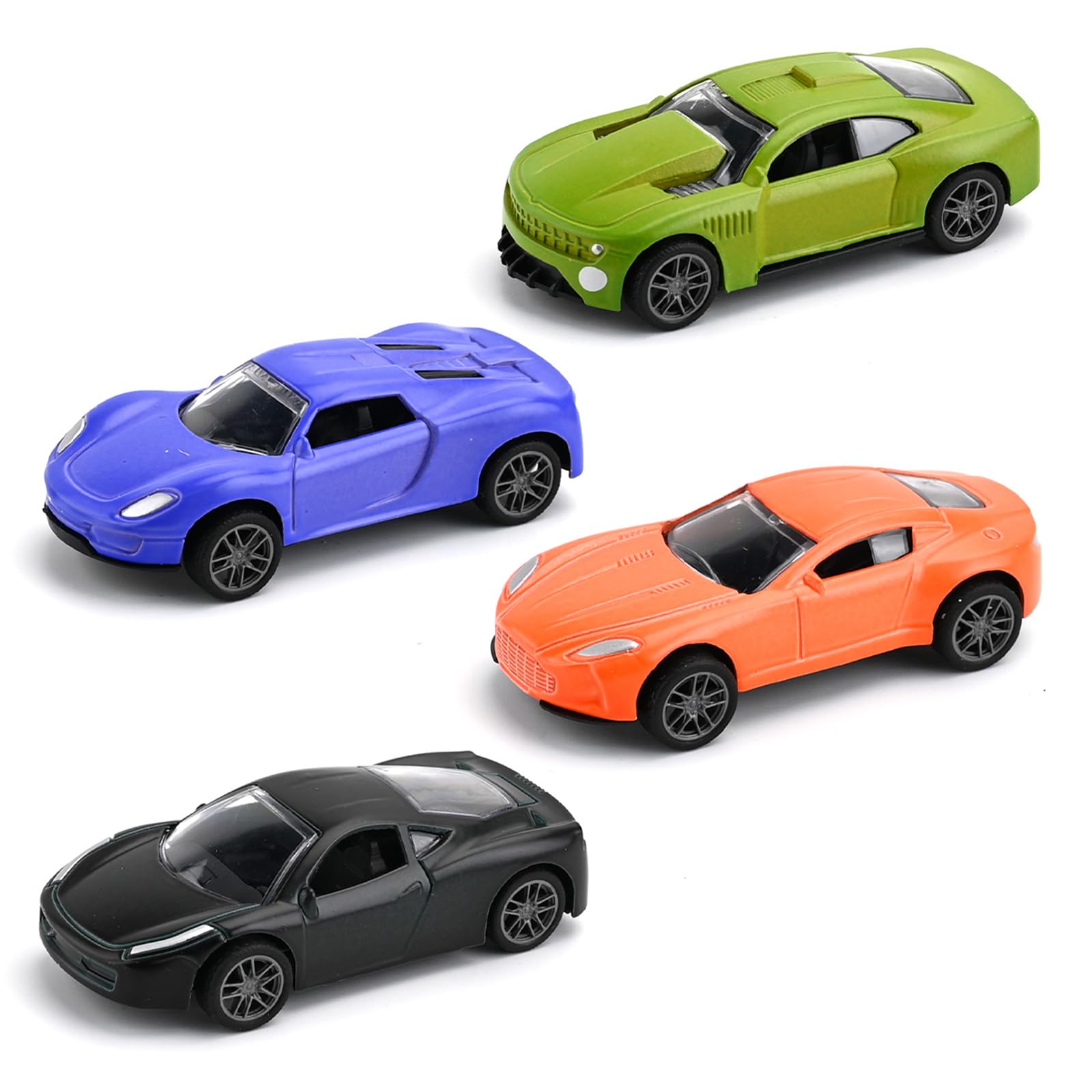 Mtbricey 4 PCS Colour Changing Cars Colour Shift Alloy Water-Activated Toy Cars for Bath & Playtime Mini Car Toys Racing Car Playset Vehicle Toys Gifts for 3 4 5 Year Old Boys