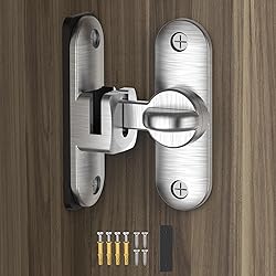 Barn Door Lock – Small 90/180 Degree Flip Sliding