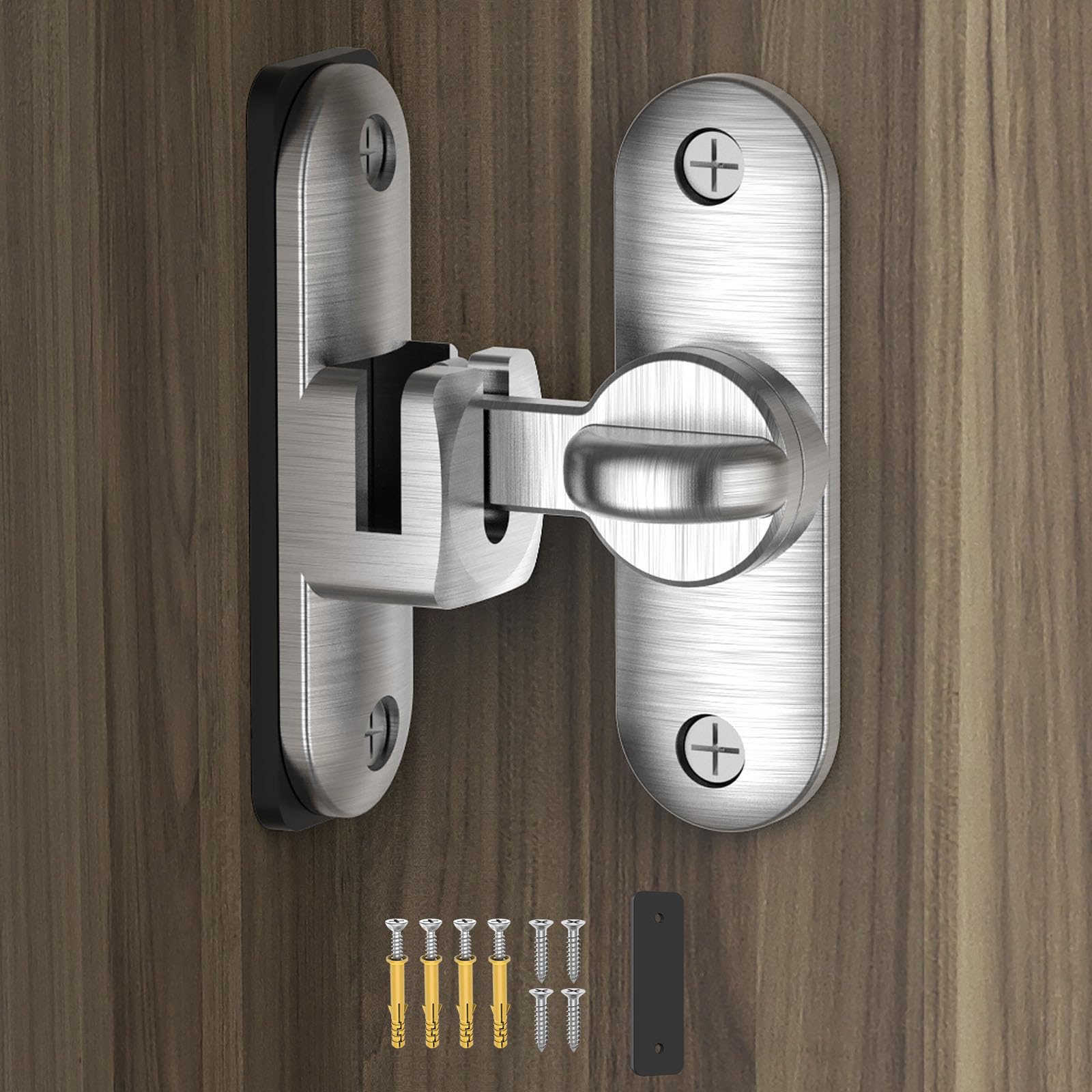 Barn Door Lock – Small 90/180 Degree Flip Sliding