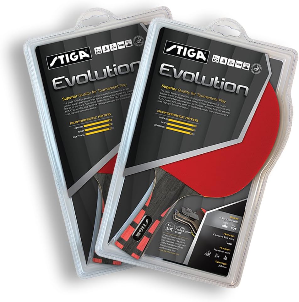stiga evolution ping pong paddle