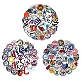 Alivdos 92 pcs Sports Stickers Pack,30 Baseball