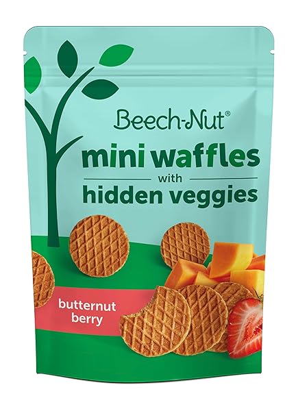 BEECH-NUT MINI WAFFLES STAGE 4, BUTTERNUT BERRY TODDLER...