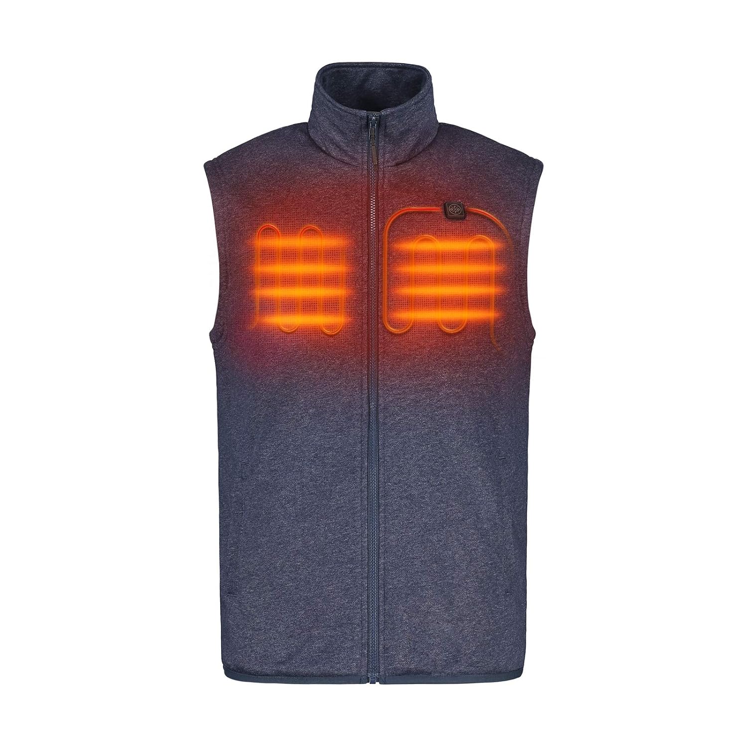 Buy ORORO Men's Fleece Heated Vest with Battery Pack(Blue, XL) at Amazon.in