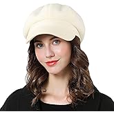 Sumolux Women Beret Newsboy Hat French Wool Cap Classic Autumn Spring Winter