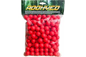 AOOHYEO Reusable Rubber Paintballs 200X.50 Cal - Indoor Shooting Training Outdoor Self-Defense Balls 0.50 Caliber Paintballs