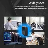 Vklopdsh MX02 Mini ITX HTPC Computer Case Black SGCC USB2.0 Office Business view 5