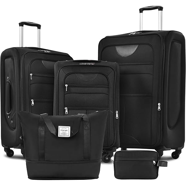 Amazon.com: Merax Softside Luggage Set Softshell Lightweight 3