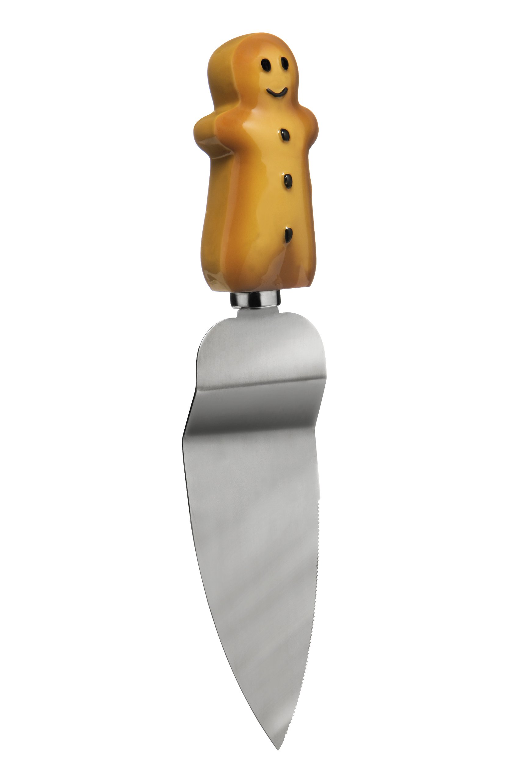 Premier Housewares Gingerbread Man Cake Slice, Silver — image 1