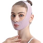 Anti-Snoring Chin Support for Better Sleep，Face Lifting Strap for Sleeping & Snoring Relief, Chin Strap for Double Chin Reduction & Jawline Contouring, Adjustable Breathable V-Line Shaping Belt
