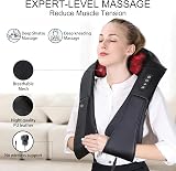 iKristin Neck Massager Deep Tissue 3D Kneading with Heat Black view 2