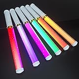 Bsgifts LED Glow Sticks 6 Pack, Reusable Light Up