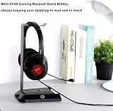 EKSA W1 RGB Gaming Headset Stand 7.1 Surround Sound 3 USB 3.5mm Ports Aluminum view 9