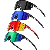 DioKiw 4PACK Kids Sunglasses Polarized Youth Baseball Sunglasses Boys Girls Softball Cycling UV400 Protection Goggles