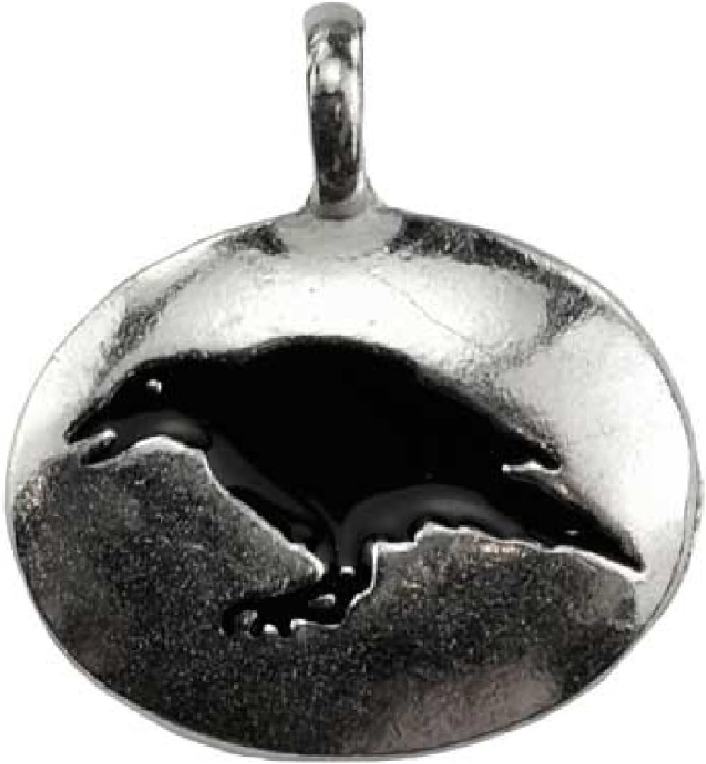 Sage Cauldron Raven Totem Amulet
