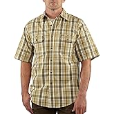 Carhartt Men's Standish Plaid Short Sleeve Shirt