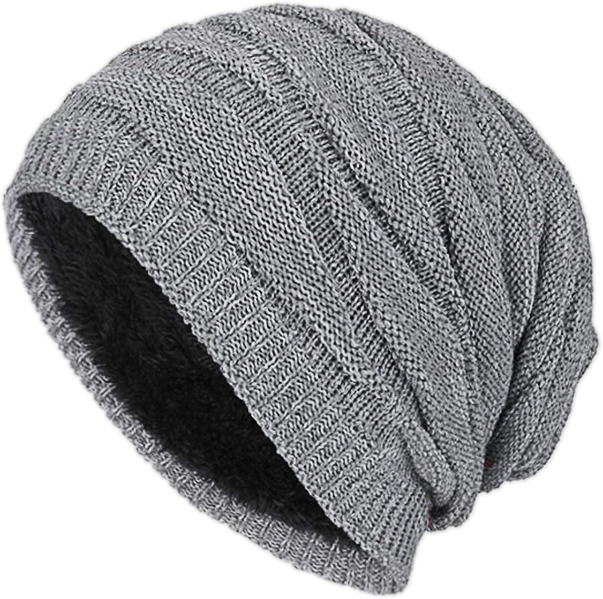 Long Slouch Winter Beanie Ttert Warm Ladies Men's Fine Knit Easy