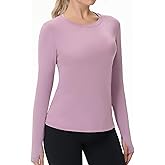 isnowood Women's Sun Protection Long Sleeve Shirts, UPF 50+ UV Rash Guard Swim Clothing, Workout Hiking Running Athletic Tops