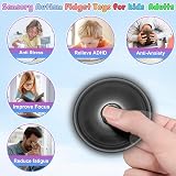 Aolcev Fidget Spinner Stainless Steel Hand Spinner Black 3-5 Min Spin Time view 4