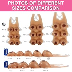 Vollence DD Cup Full Silicone Breast Forms with