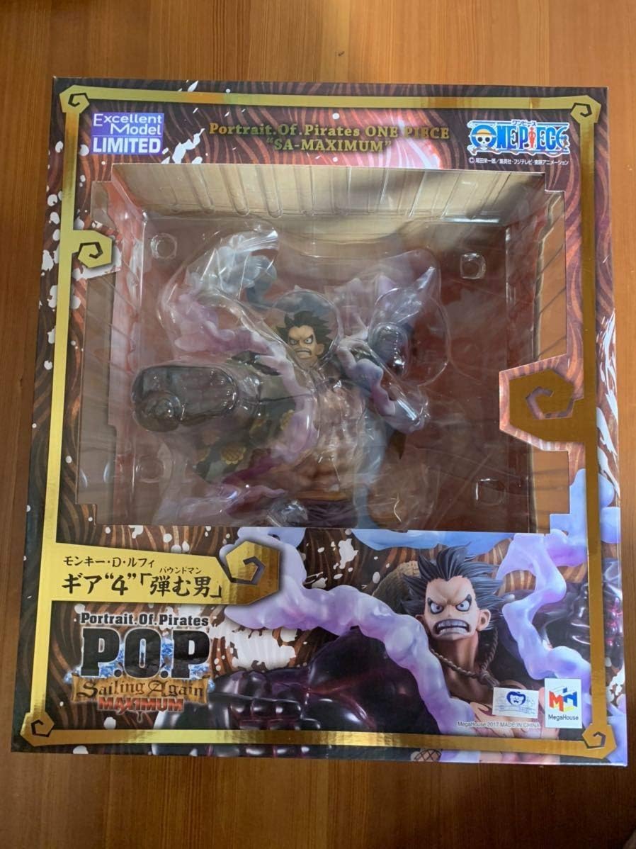 Amazon メガハウス ワンピース Pop Sa Maximumモンキー D ルフィ ギア4 弾む男 バウンドマン フィギュア フィギュア ドール 通販