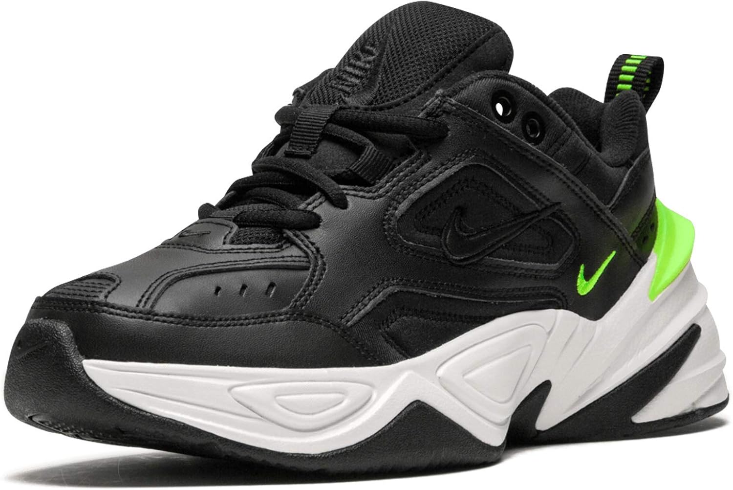 Nike M2k Tekno Black Volt Womens Trainers Ao3108 002 Uk Amazon Co Uk Shoes Bags