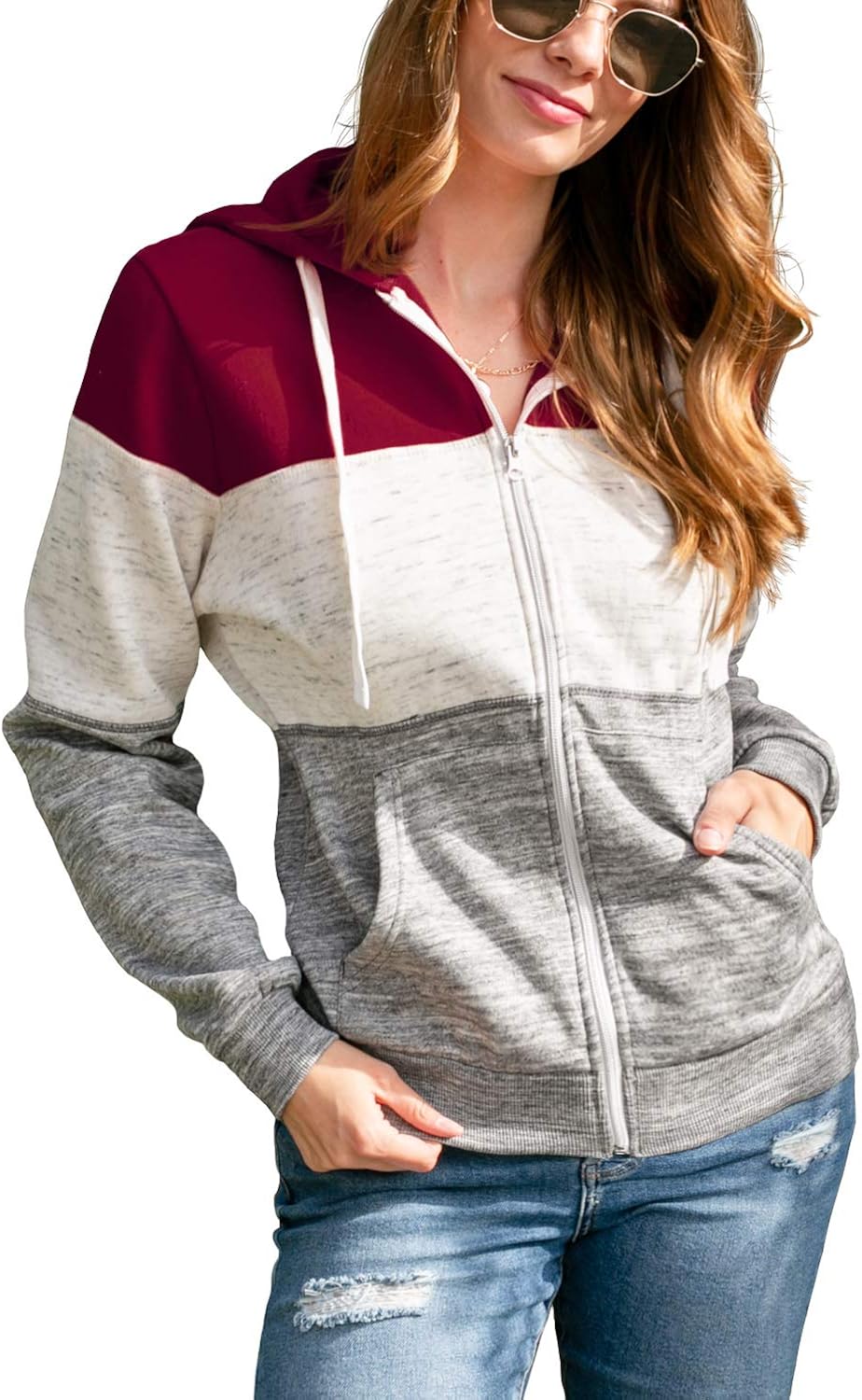 Download Fashion Hoodies & Sweatshirts CLOVERY Womens Long Sleeve ...