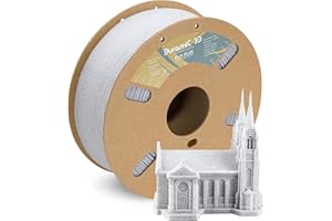 DURAMIC 3D PLA+ Filament 1.75mm 1Kg Marble, PLA Plus Filament 1Kg Spool(2.2lbs) Tougher and Stronger, Dimensional Accuracy Probability +/- 0.02mm